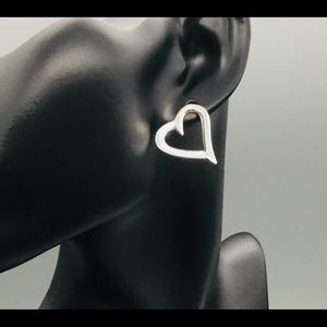 Sterling Silver Heart Earrings